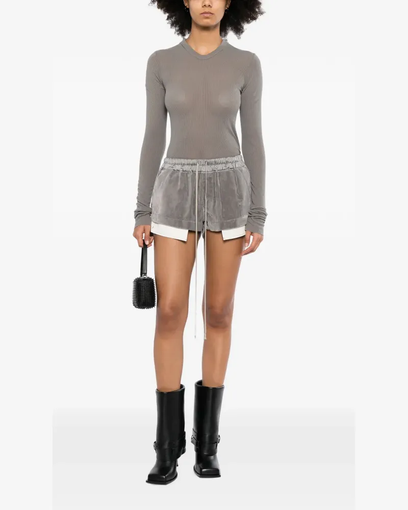 Rick Owens Fog Shorts - Grau Grau