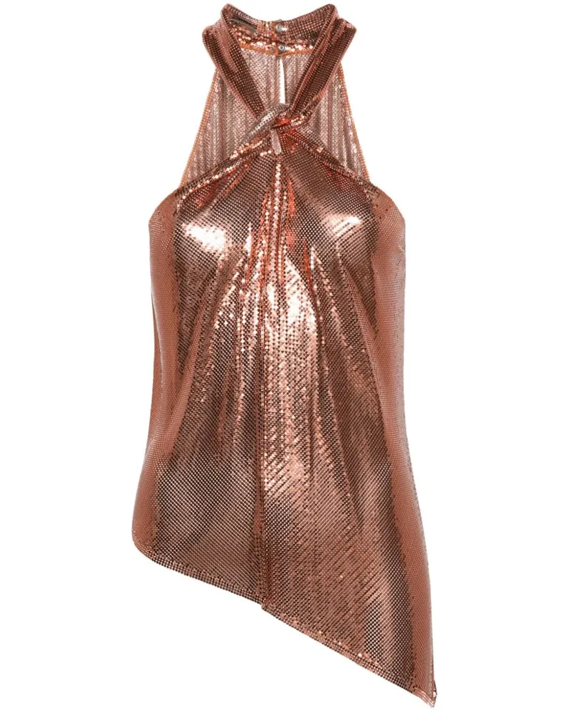 Paco Rabanne Asymmetrisches Oberteil - Orange Orange