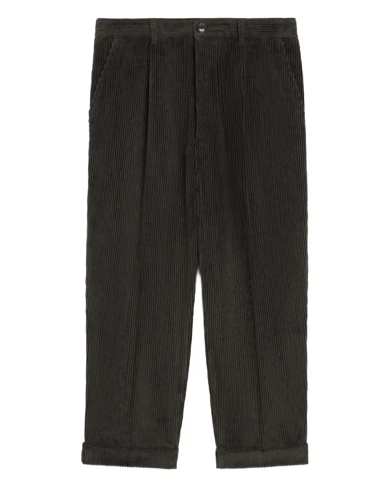 AMI Paris Hose mit Bundfalten - Grau Grau