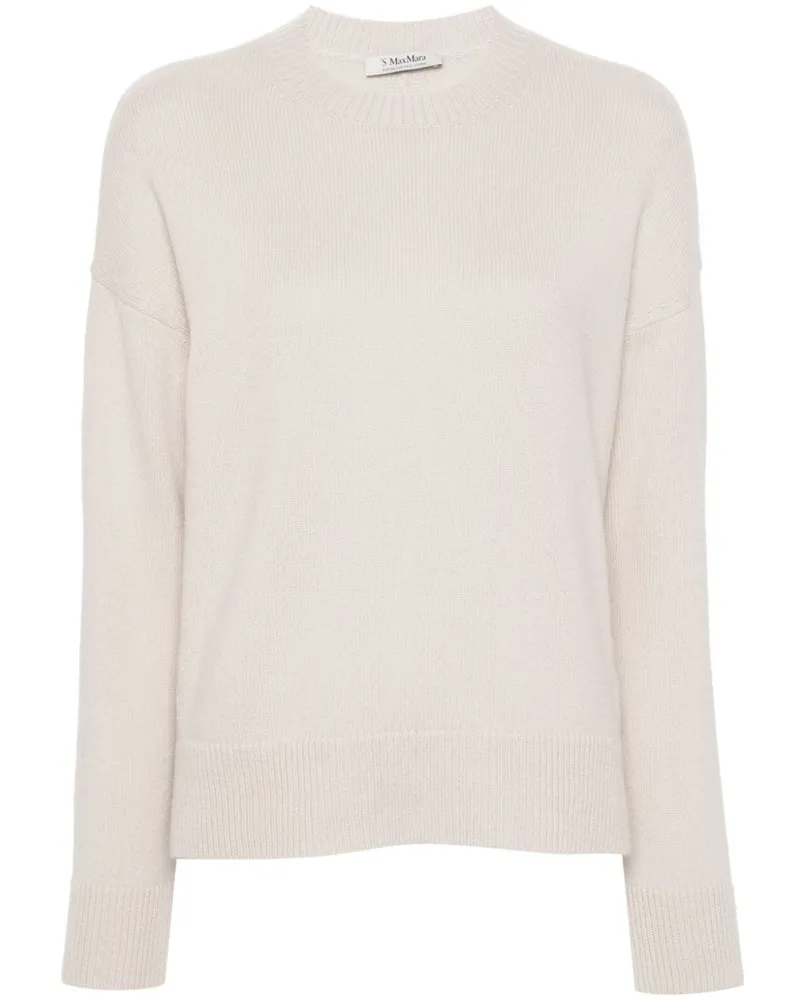 Max Mara Gerippter Strickpullover - Nude Nude