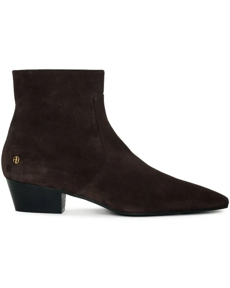 Anine Bing Freya pointed-toe boots - Braun Braun