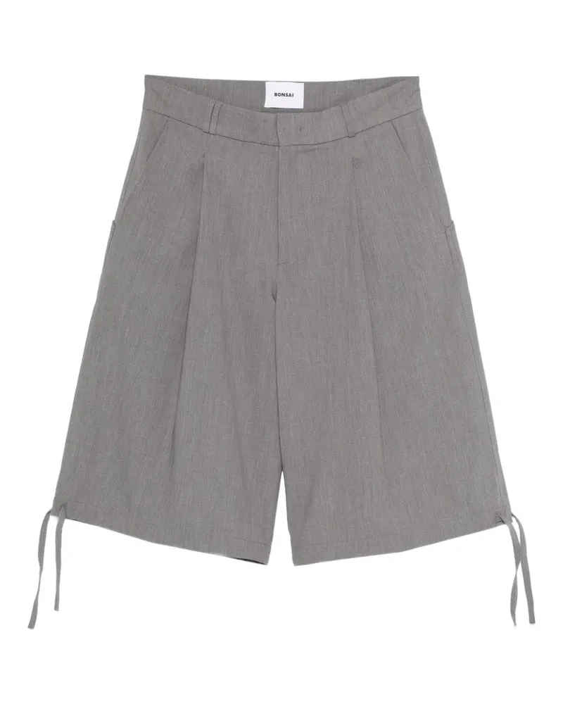BONSAI Shorts aus Schurwollgemisch - Grau Grau