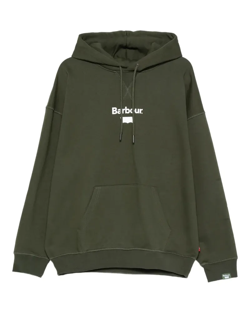 Barbour Hoodie mit Logo - Grün Grün