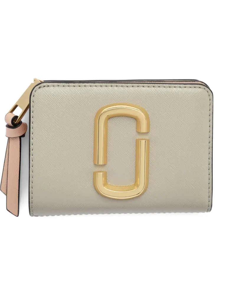 Marc Jacobs The Snapshot J-Marc logo-plaque wallet - Nude Nude