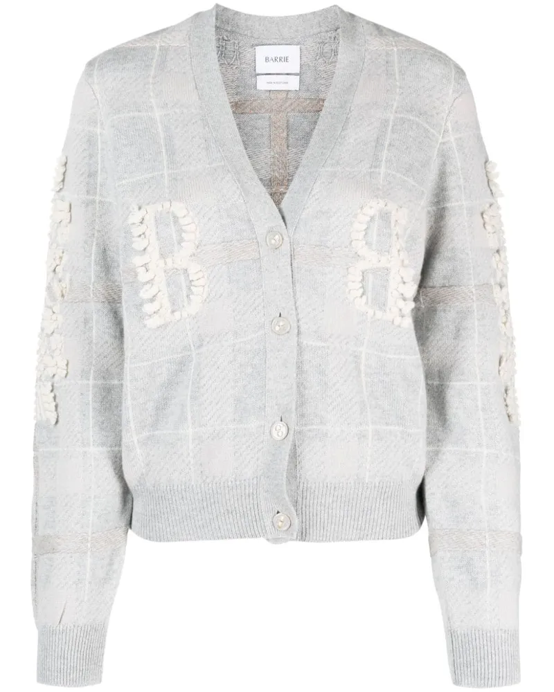 Barrie Cardigan mit Logo - Grau Grau
