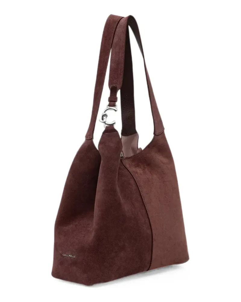 Coccinelle Tasche mit Logo-Schild - Rot Rot
