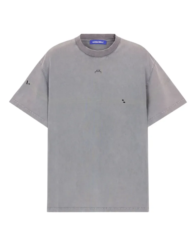 ACW* T-Shirt im Distressed-Look - Grau Grau