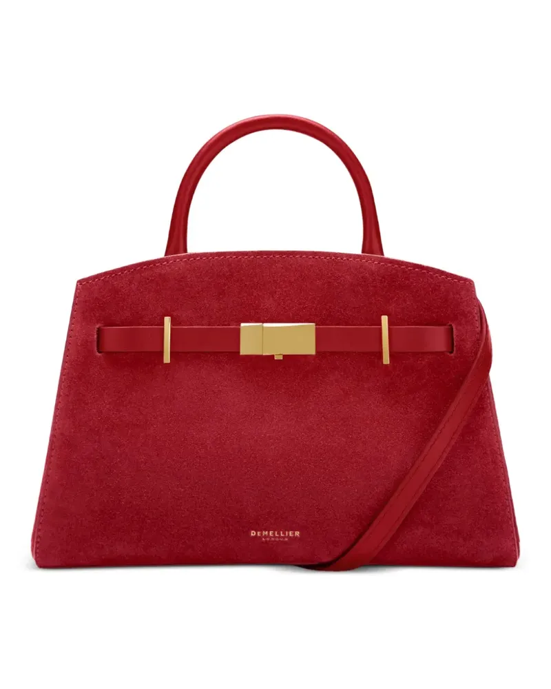 DeMELLIER small The Hudson suede tote bag - Rot Rot