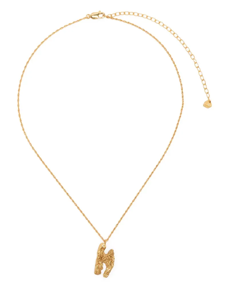 Loveness Lee Halskette mit H-Anhänger - Gold Gold