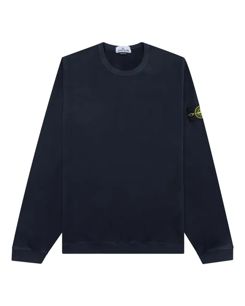 Stone Island logo-patch sweater - Blau Blau