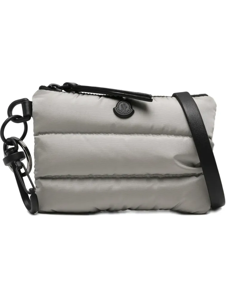 Moncler Caradoc quilted card holder - Grau Grau
