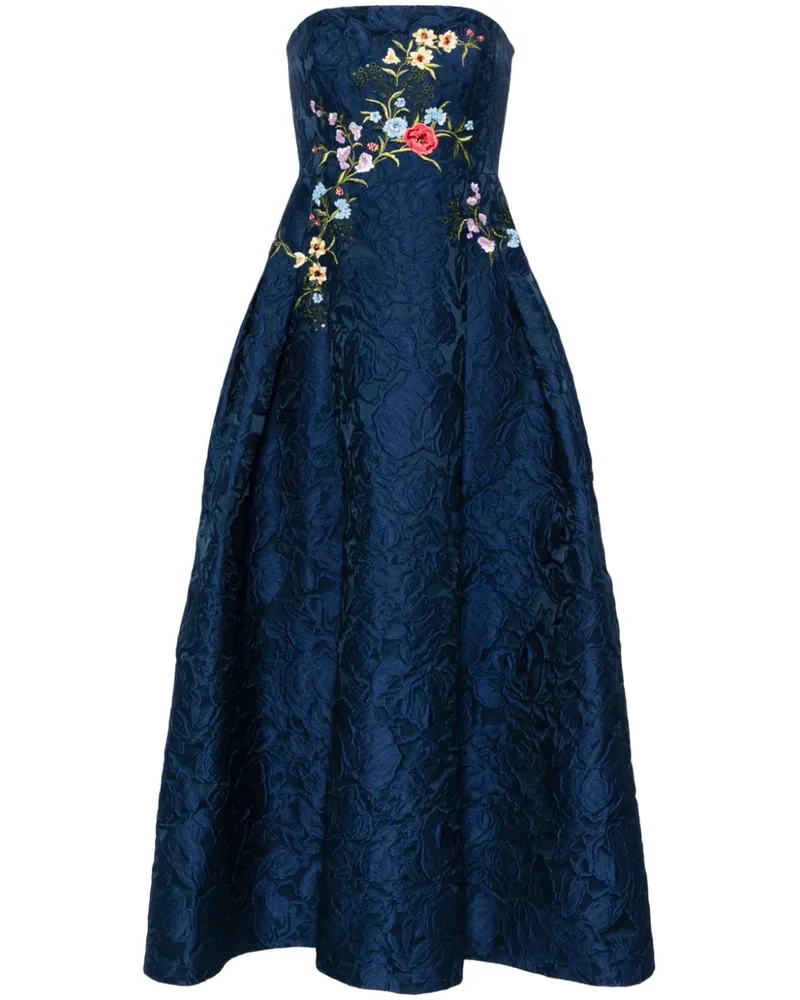 Sachin & Babi Belle Maxikleid mit Blumenstickerei - Blau Blau