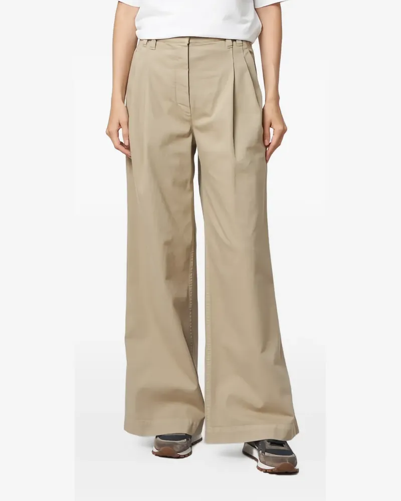 Brunello Cucinelli pleated trousers - Nude Nude