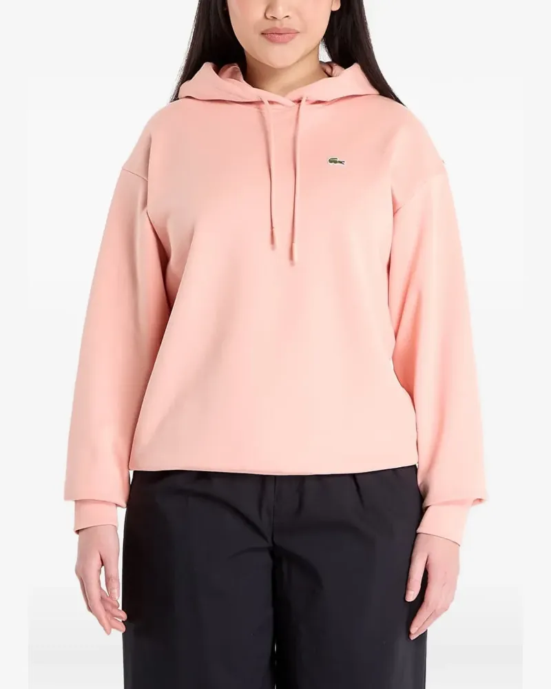 Lacoste cotton hoodie - Rosa Rosa