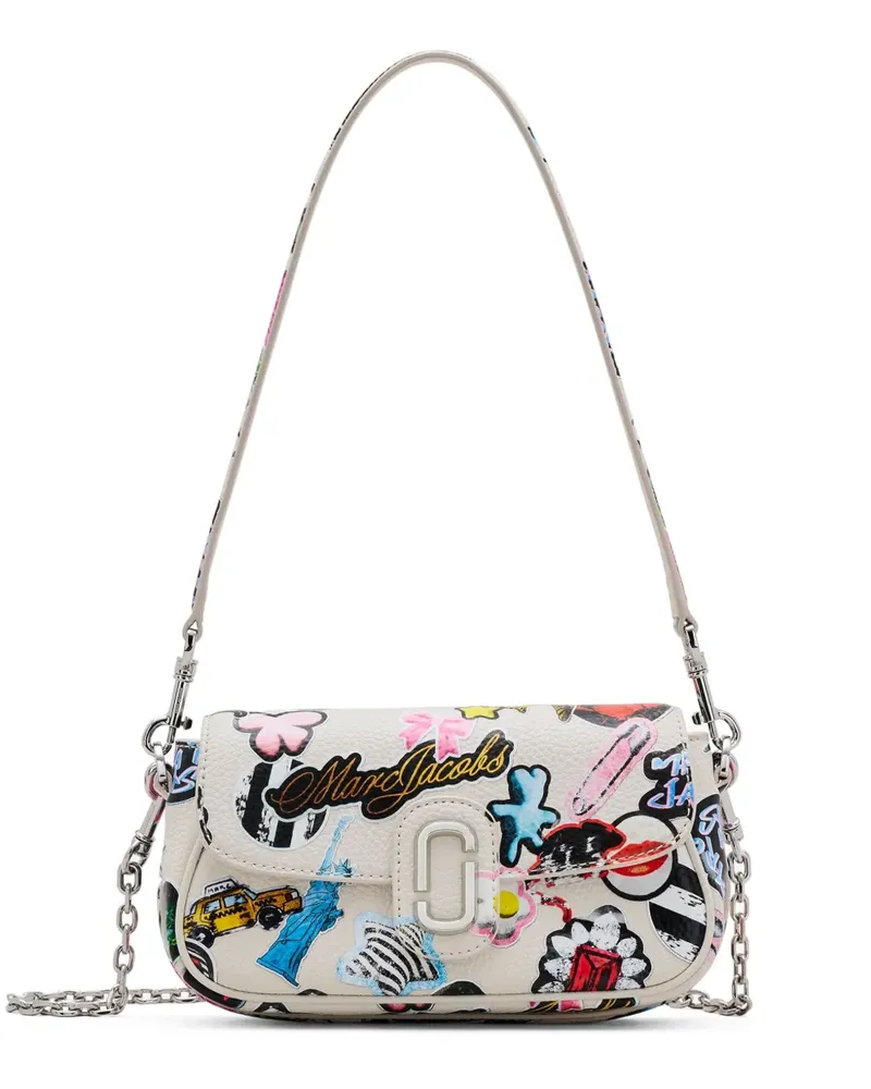 Marc Jacobs The Sticker Clover Schultertasche - Weiß Weiß
