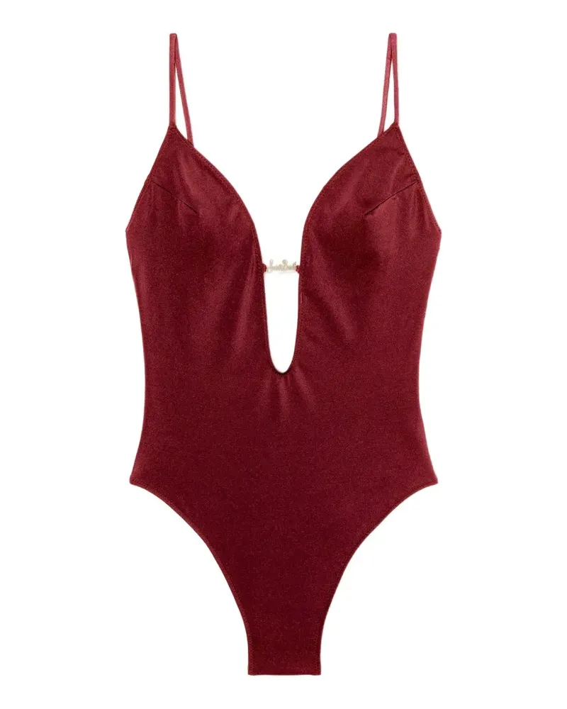 MC2 Saint Barth Badeanzug mit Cut-Out - Rot Rot