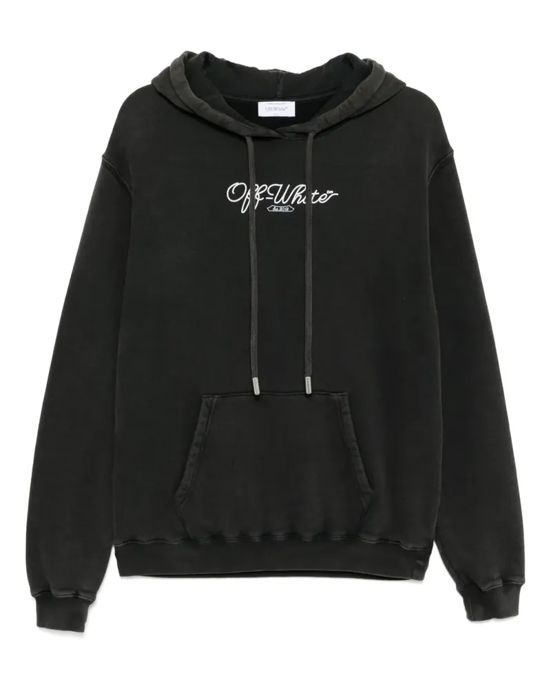 OFF-WHITE Hoodie mit Scheren-Pfeil - Grau Grau