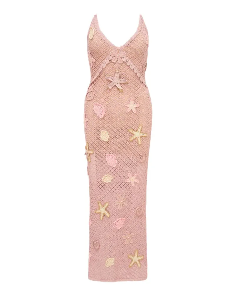 LoveShackFancy Macie maxi dress - Rosa Rosa