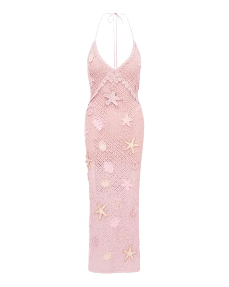 LoveShackFancy Macie maxi dress - Rosa Rosa