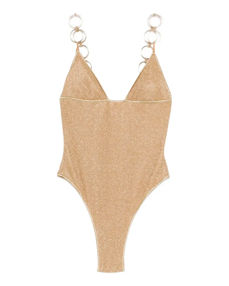 Oséree Lumière swimsuit - Gold Gold