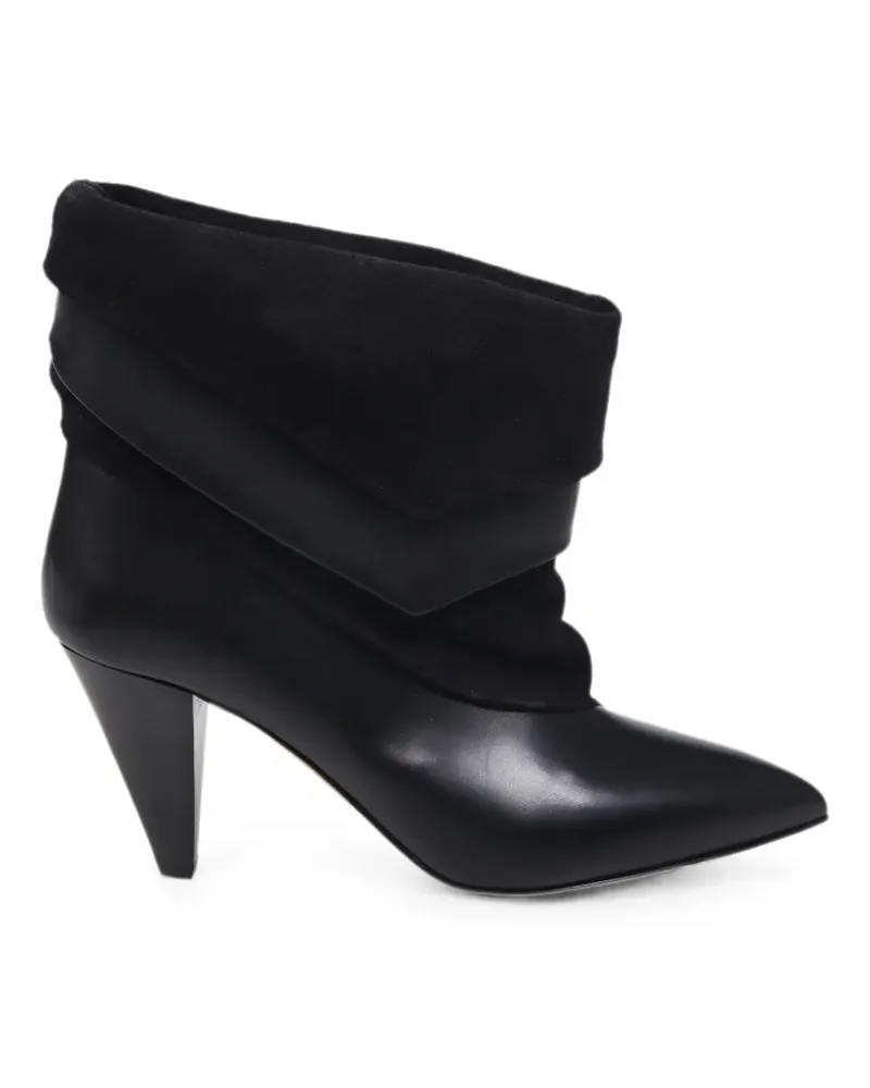 Isabel Marant Stiefel mit spitzer Kappe - Schwarz Schwarz
