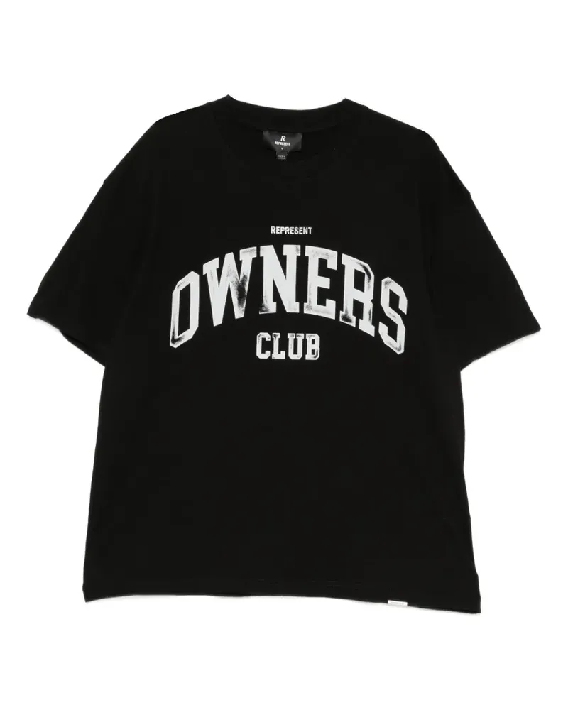 REPRESENT Owners logo-print T-shirt - Schwarz Schwarz