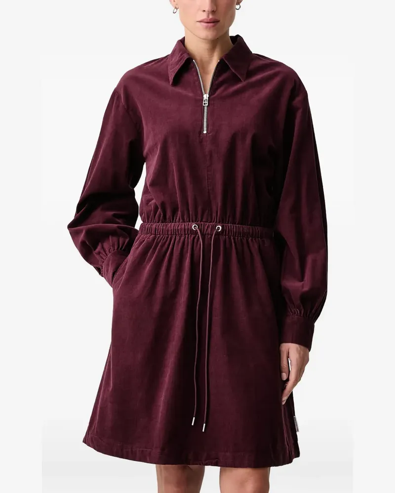 Marc O'Polo drawstring-waist mini dress - Rot Rot