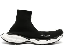 3XL Sock-Sneakers - Schwarz