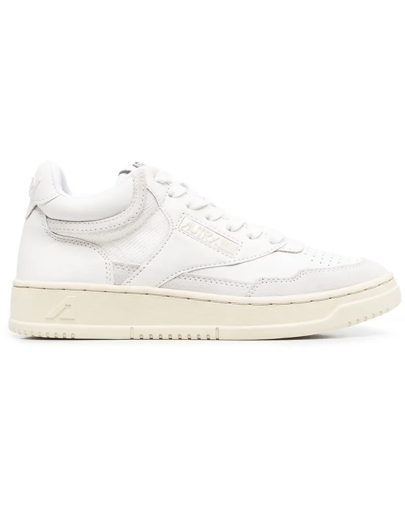 AUTRY Open Mid Sneakers - Weiß Weiß