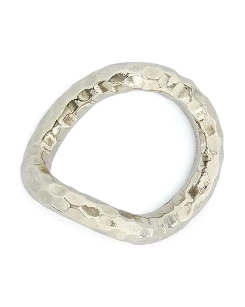 Jil Sander Asymmetrischer Ring - Silber Silber