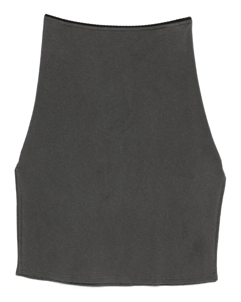 Our Legacy Picnic scalloped-trim midi skirt - Grau Grau