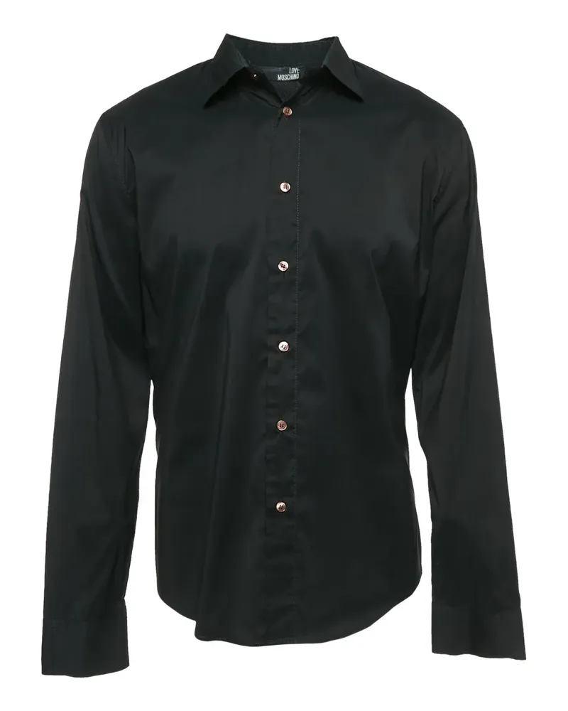 Moschino 2024 Hemd aus Baumwolle - Schwarz Schwarz