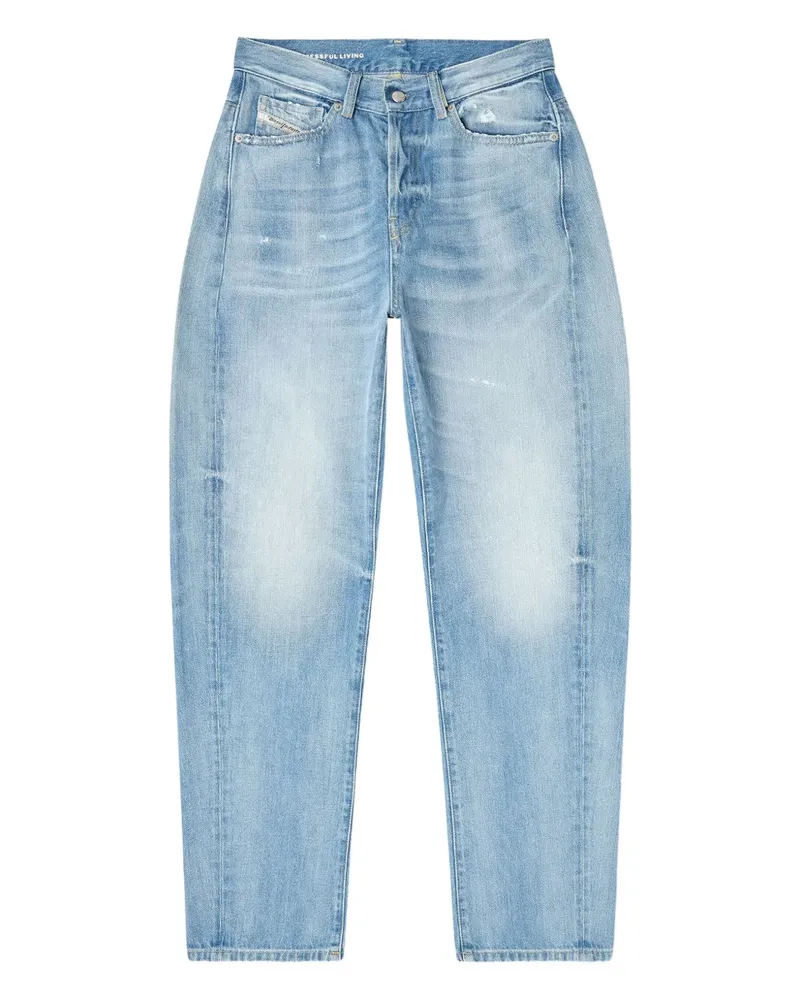 Diesel D-Ellz Jeans im Distressed-Look - Blau Blau