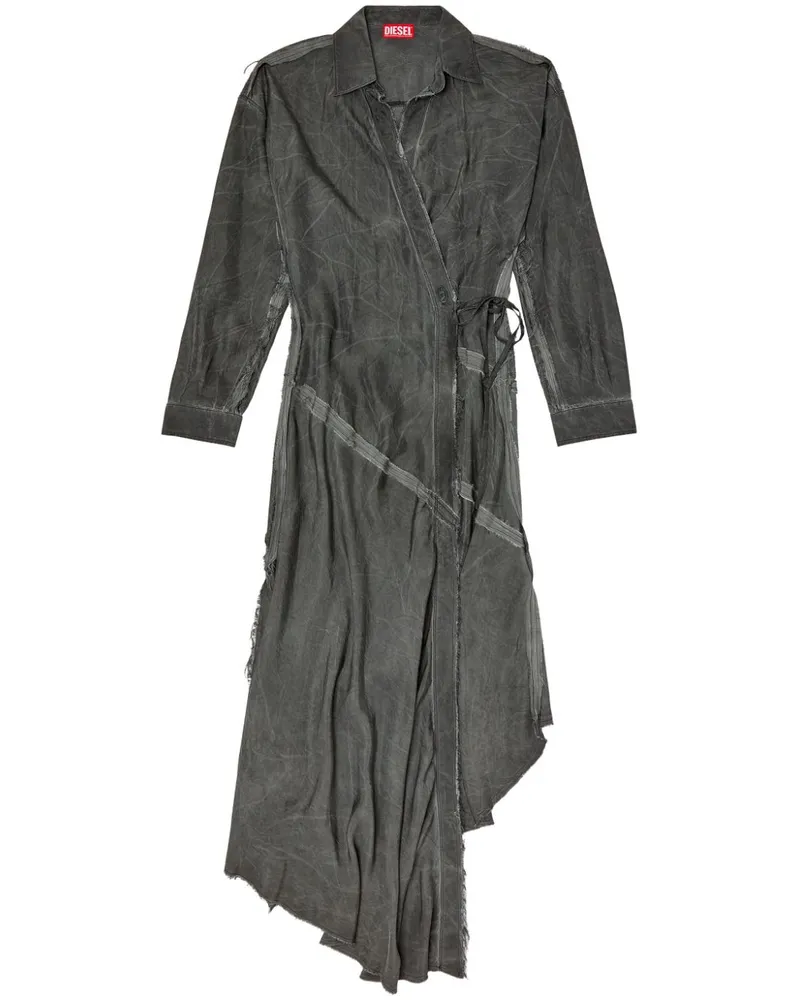 Diesel D-Raven-Q1 Maxikleid - Grau Grau
