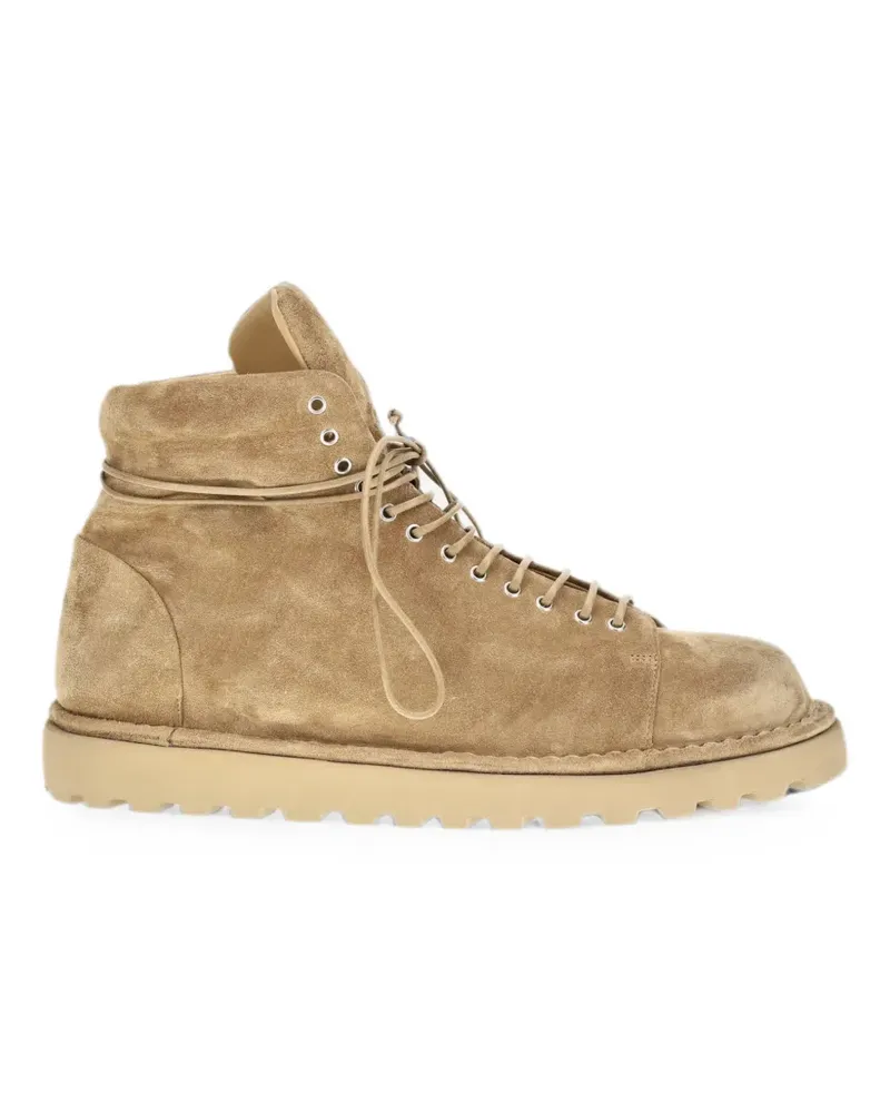 Marsèll Pallottola suede ankle boots - Nude Nude