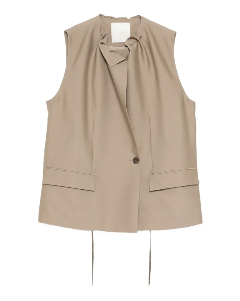 JNBY Weste im Deconstructed-Look - Nude Nude