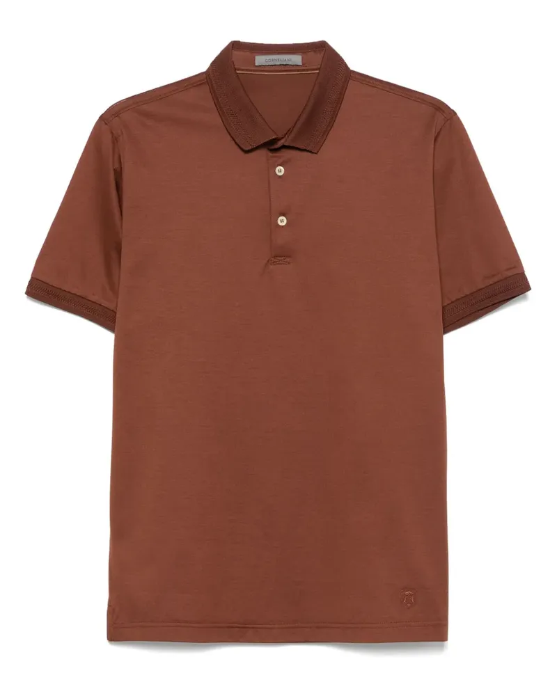 Corneliani Poloshirt aus Jersey - Braun Braun
