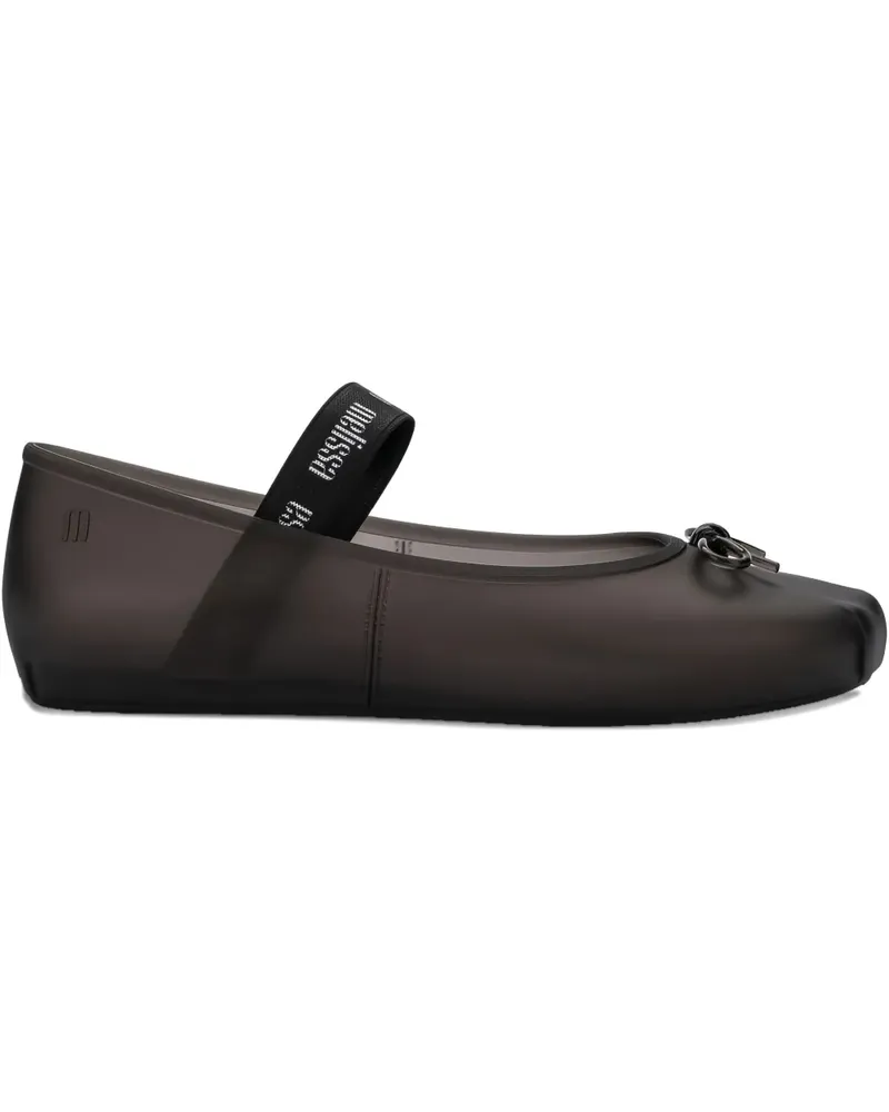 Melissa Sophie Fem bow-detail ballet flats - Schwarz Schwarz