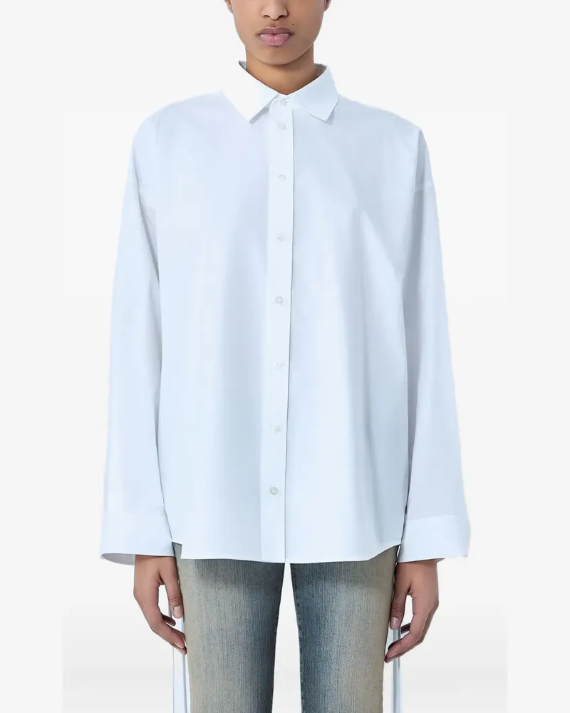 Balenciaga button-down poplin shirt - Weiß Weiß