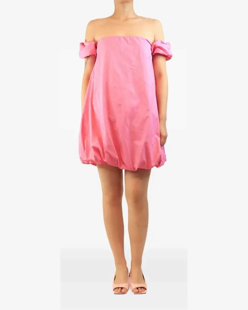 STAUD off-shoulder mini dress - Rosa Rosa