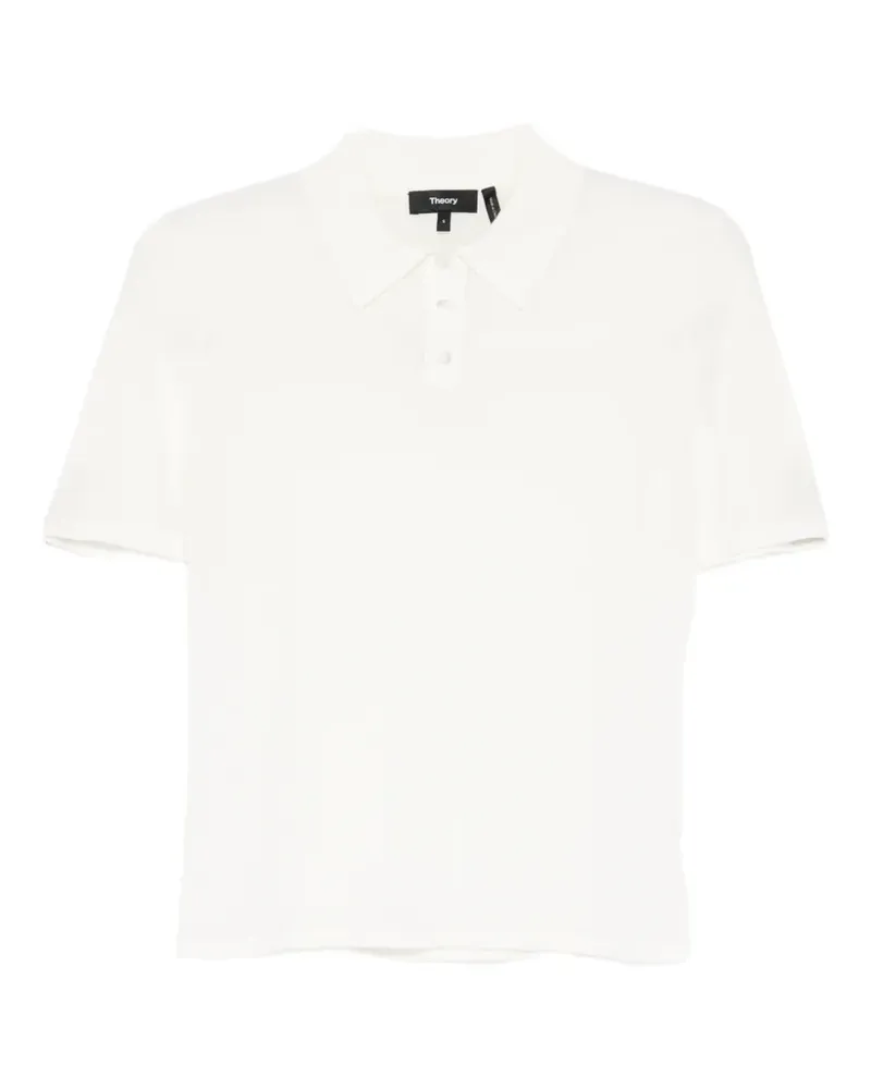 Theory short-sleeve polo shirt - Weiß Weiß