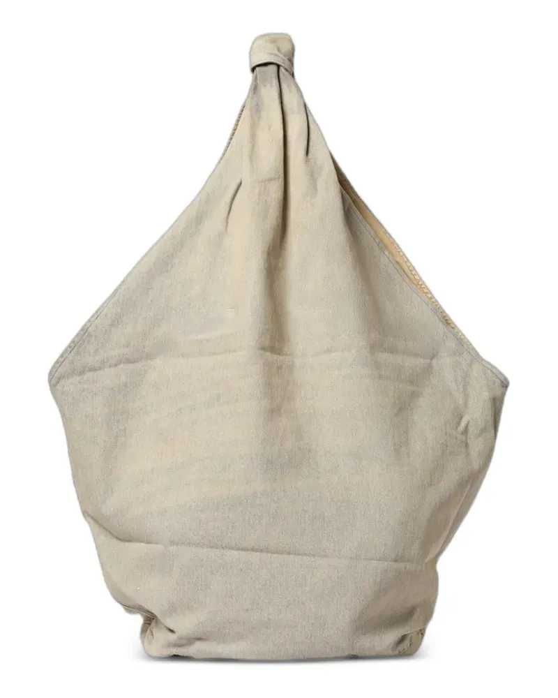 Our Legacy Drip Tote Bag mit Knoten - Blau Blau
