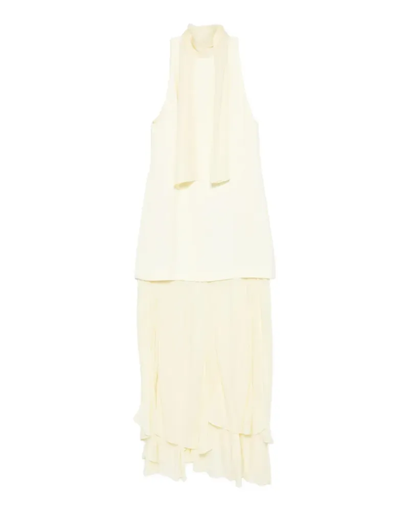 Brandon Maxwell sleeveless midi dress - Gelb Gelb