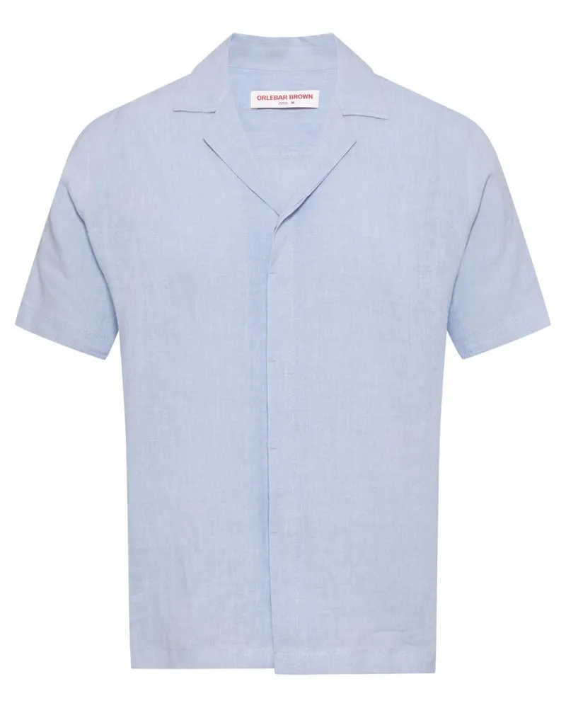 Orlebar Brown Maitan Hemd - Blau Blau