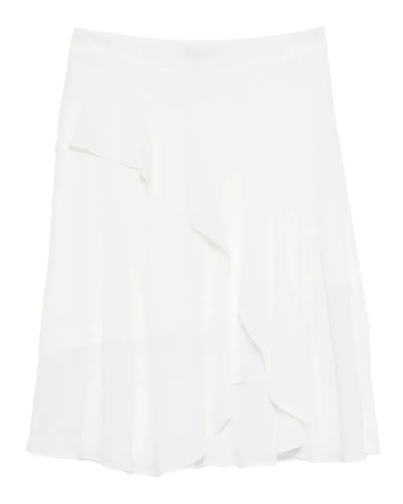 Barbara Bui asymmetric button mini skirt - Weiß Weiß