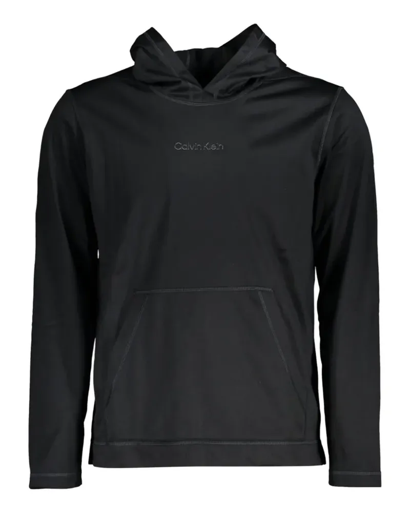 Calvin Klein logo-print hoodie - Schwarz Schwarz