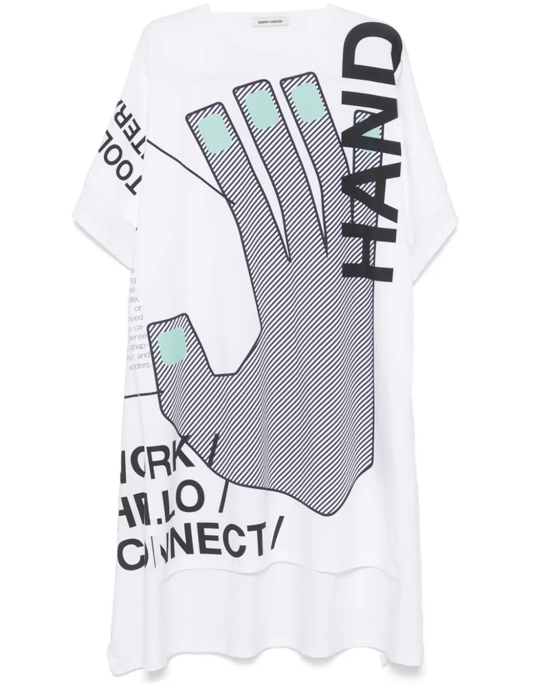 Henrik Vibskov Knuckle T-Shirt - Weiß Weiß