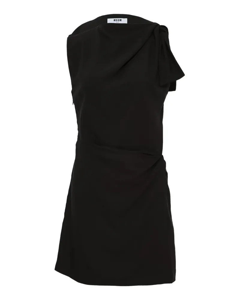 MSGM Ärmelloses Kleid - Schwarz Schwarz
