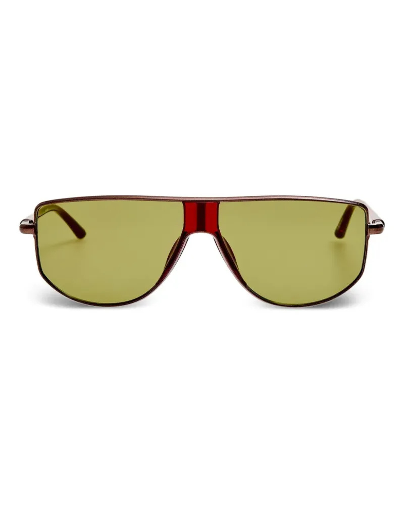 Jacquemus Corsa Pilotenbrille - Braun Braun