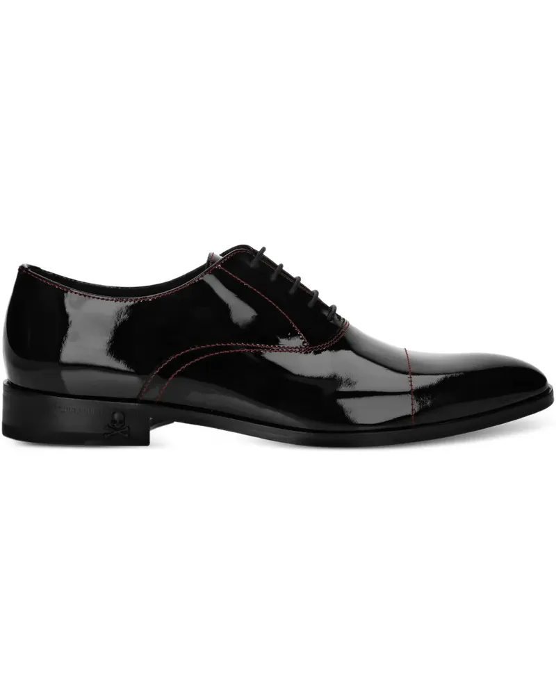 Philipp Plein Derby-Schuhe aus Lackleder - Schwarz Schwarz